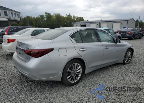 2019 Infiniti Q50 Red Sport 400 z USA, uszkodzony, nr VIN JN1FV7AR8KM593330